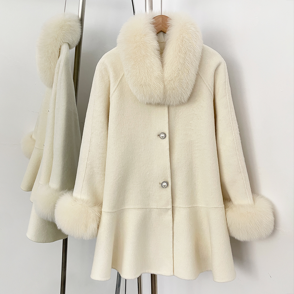 Street Fashion Reviews - Wool and Trench Coat Woman Luxury
