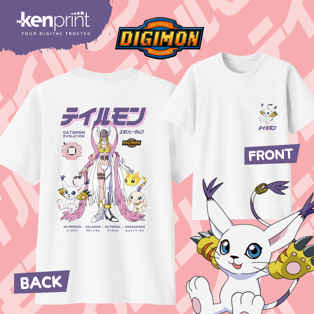 Anime Digimon Gatomon Evolutio - Street Fashion Evolution 评论和价格