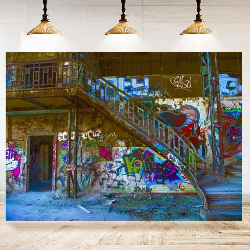 Urban Street Graffiti Wall Pho - Urban Street Fashion Photography 评论和价格
