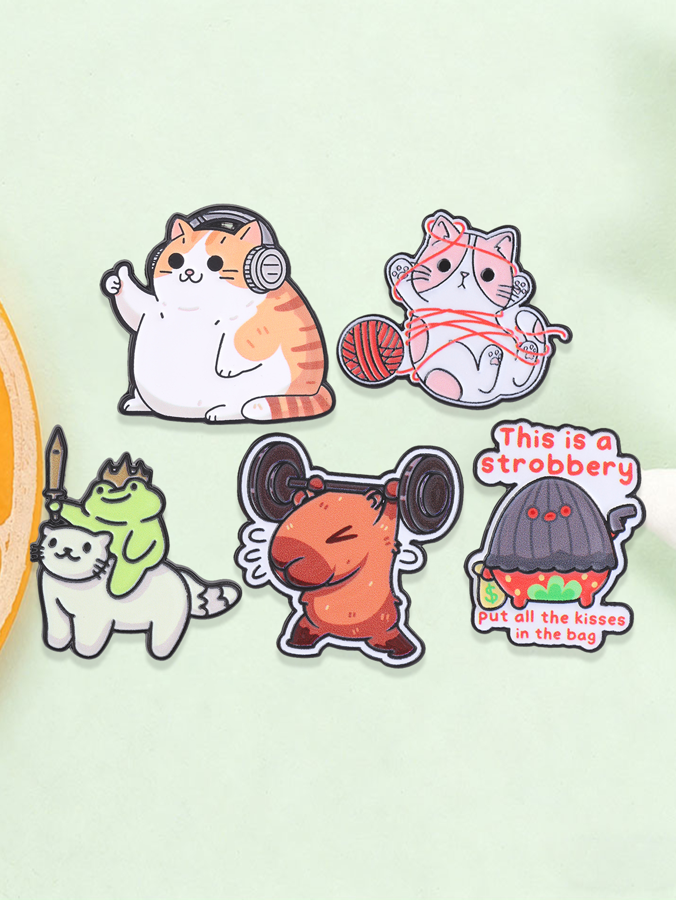 Orange and White Plush Cat Ena - Street Fashion Theme 评论和价格