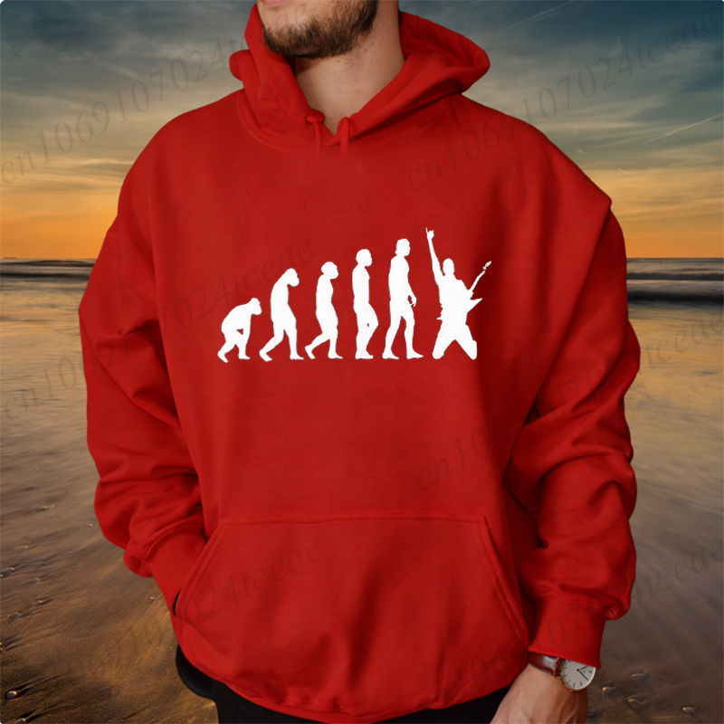 Evolution Guitar Player Printe - Street Fashion Evolution 评论和价格