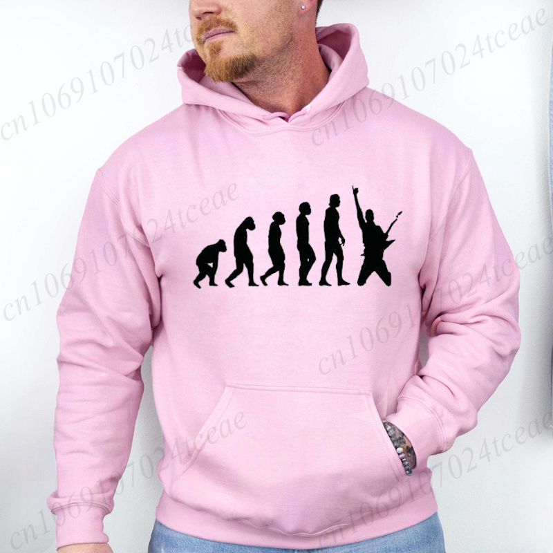 Evolution Guitar Player Printe - Street Fashion Evolution 评论和价格