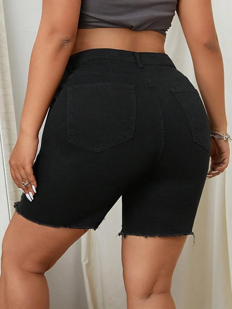 Plus Size Ripped Jeans for Wom - Distressed Jean Rip 评论和价格