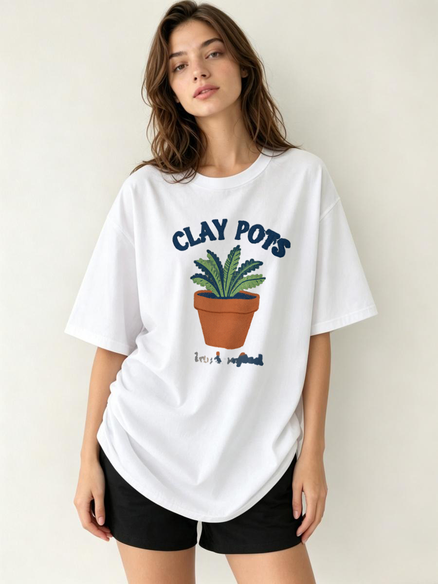 T Shirts Winter European Graph - Street Fashion Logo Design 评论和价格