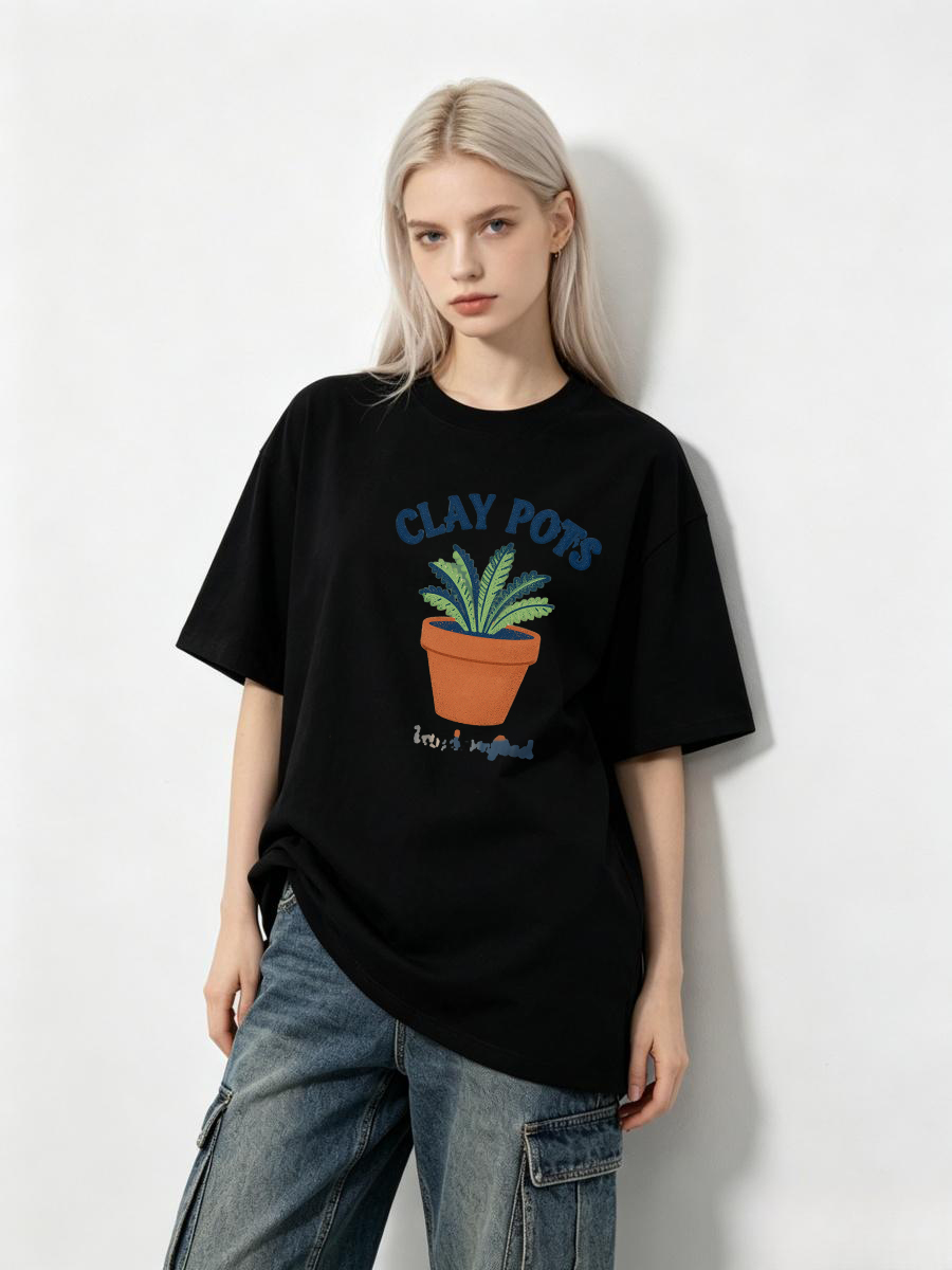 T Shirts Winter European Graph - Street Fashion Logo Design 评论和价格