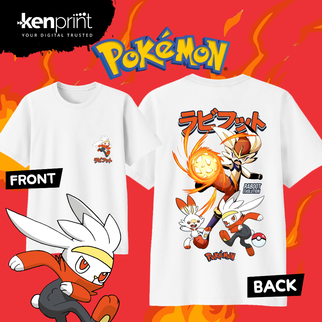 Anime Pokémon Scorbunny Evolut - Street Fashion Evolution 评论和价格