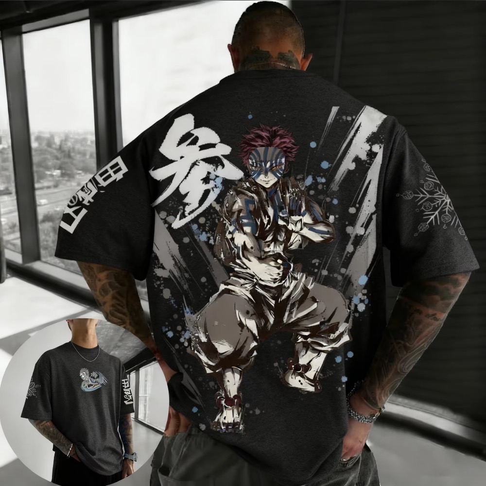 Summer Plus Size Demon Slayer  - Street Fashion Anime 评论和价格