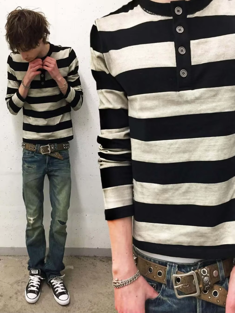 Y2k retro fashion street punk  - Street Summer Fashion 评论和价格