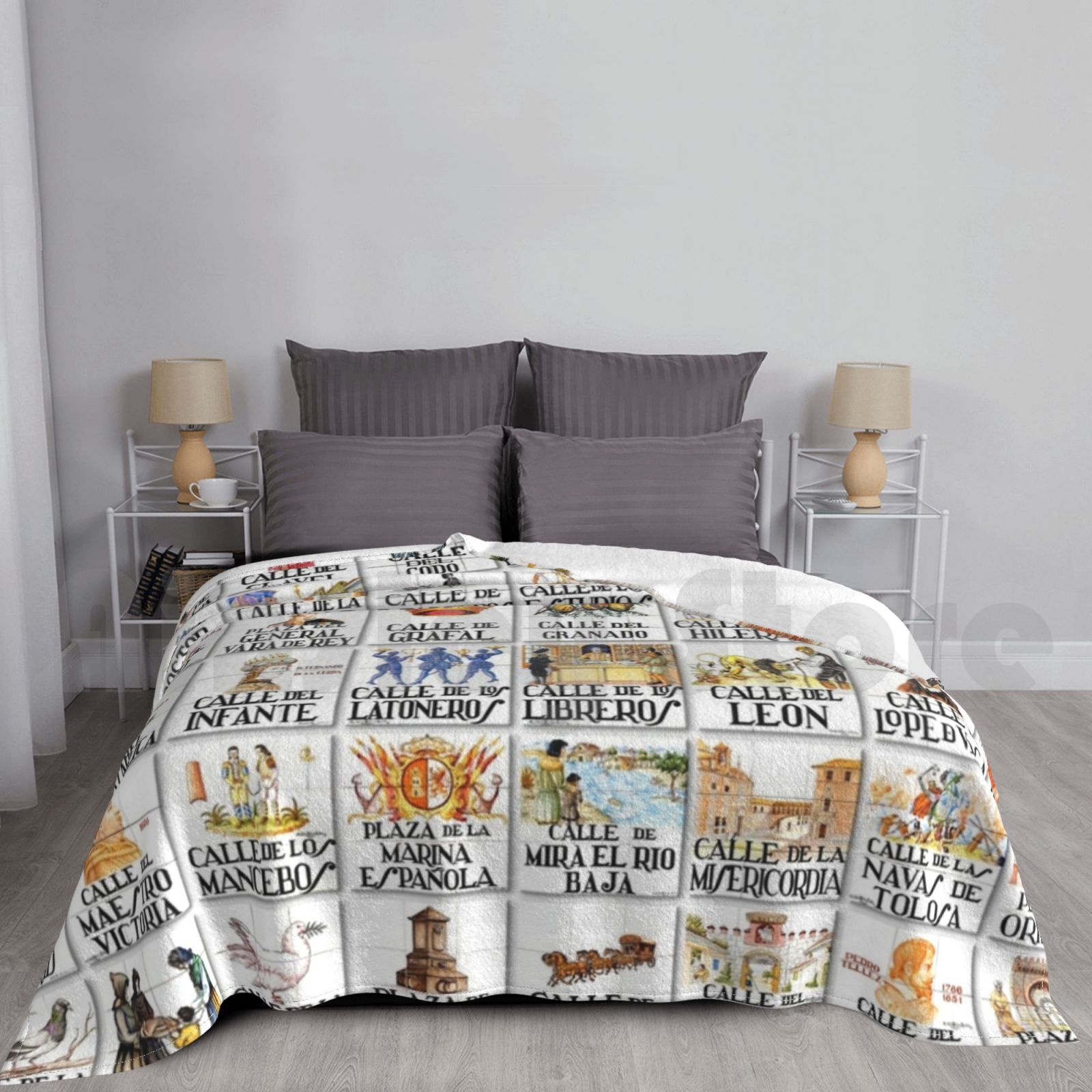 Street Signs Blanket Fashion C - Street Fashion In Spain 评论和价格