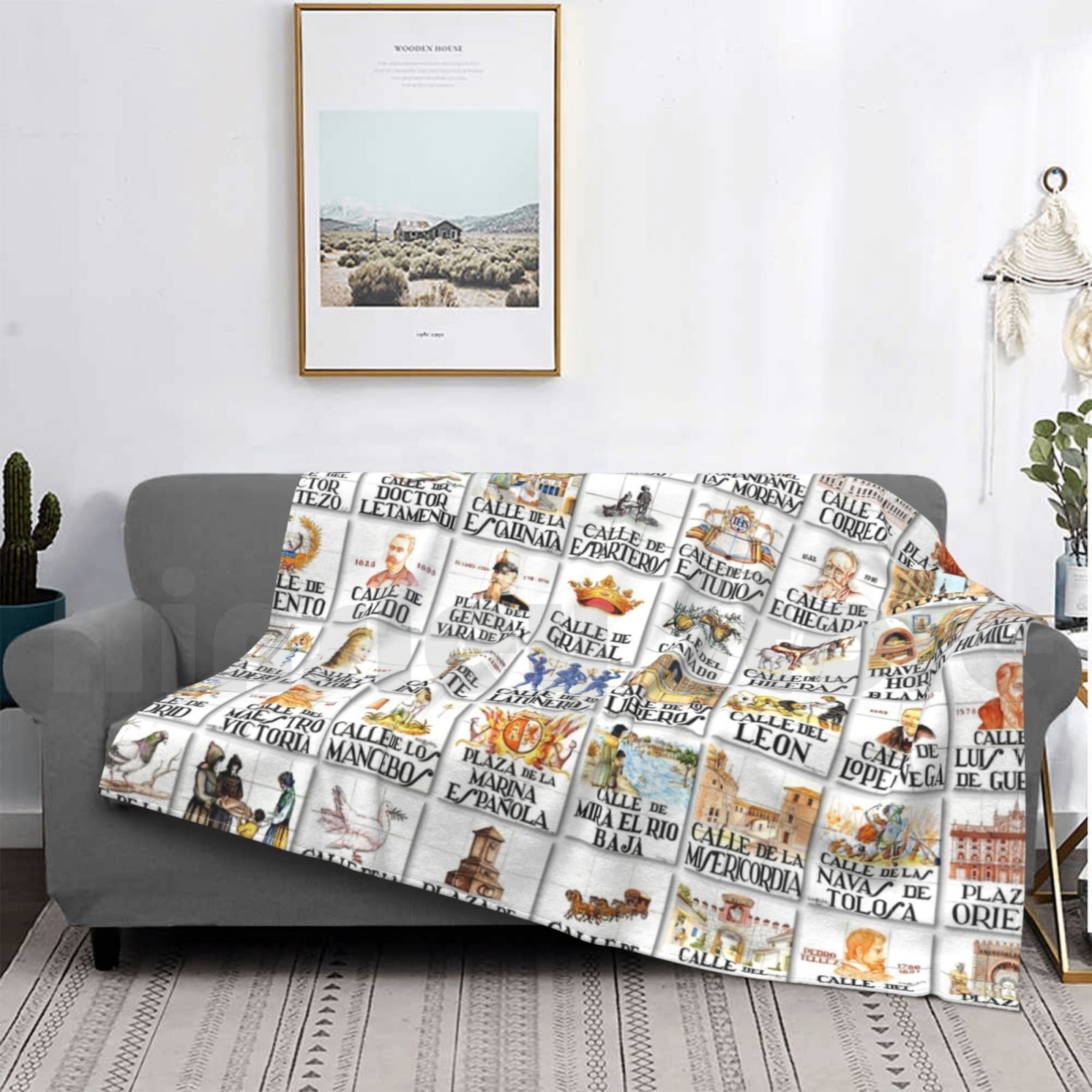 Street Signs Blanket Fashion C - Street Fashion In Spain 评论和价格