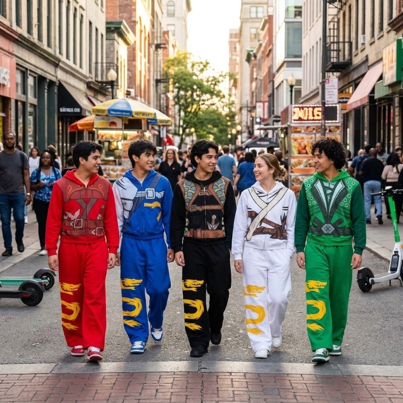 Ninja Warrior Armor Hoodie Set - Street Fashion Art 评论和价格