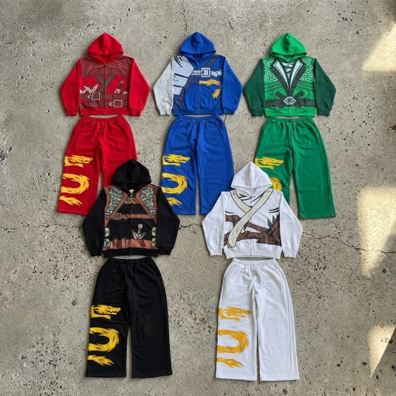 Ninja Warrior Armor Hoodie Set - Street Fashion Art 评论和价格
