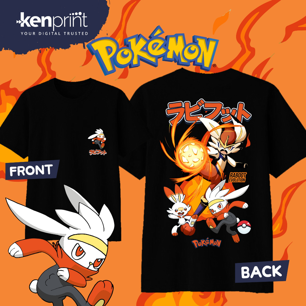 Anime Pokémon Scorbunny Evolut - Street Fashion Evolution 评论和价格