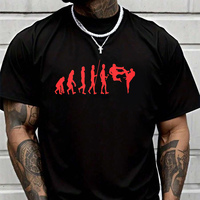 Karate Evolution Print Men's G - Street Fashion Evolution 评论和价格