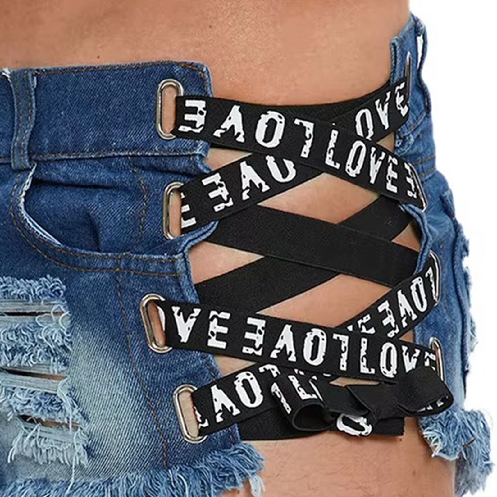 Mens Distressed Ripped Mini De - Distressed Jean Rip 评论和价格