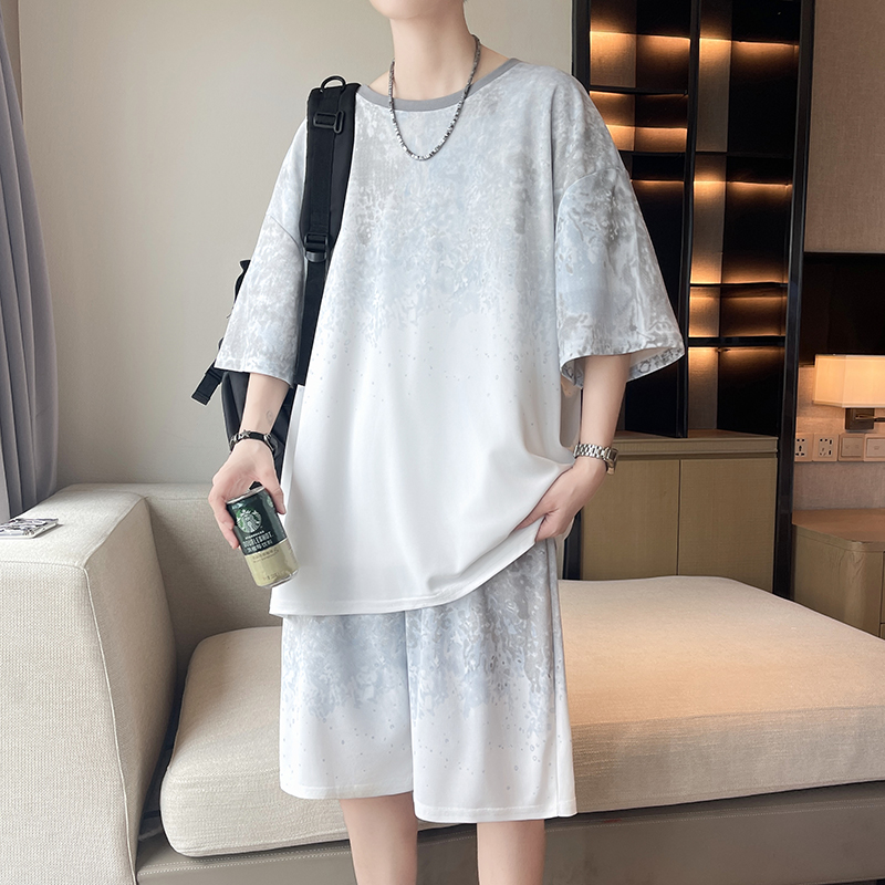 【Top 5-Point Pants】Men's T-Shi - Street Summer Fashion 评论和价格