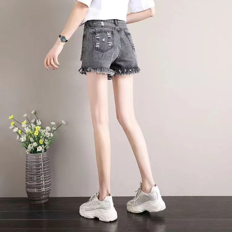 Women Light Wash High Waist De - Distressed Jean Rip 评论和价格