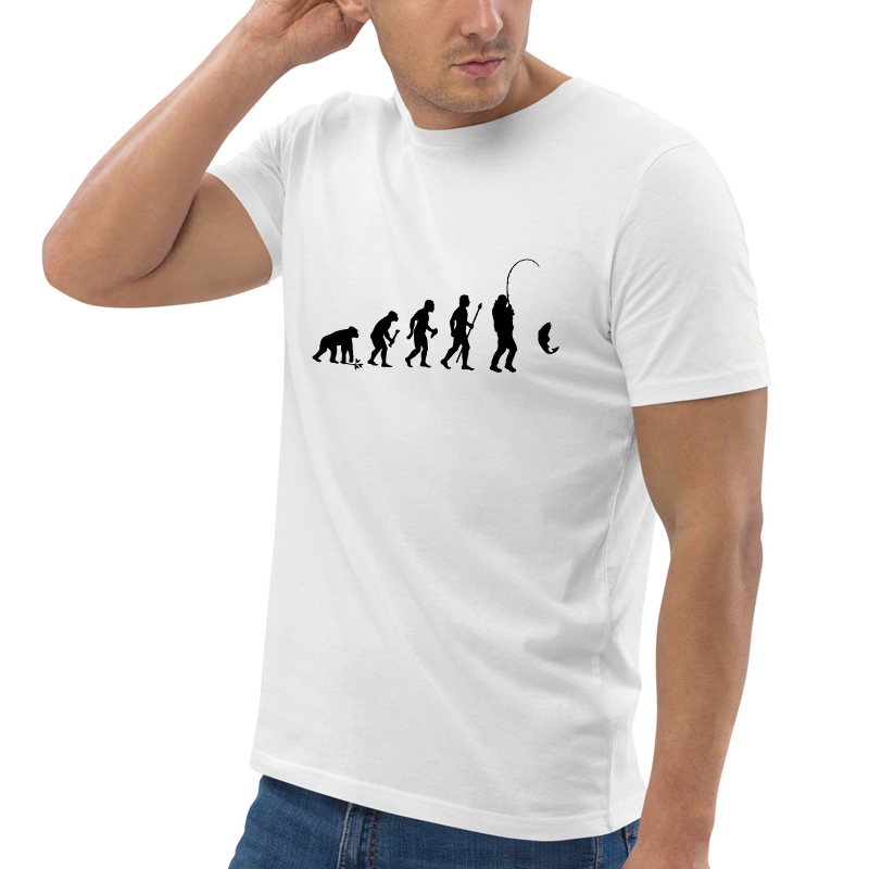 Fishing Evolution Printed T-Sh - Street Fashion Evolution 评论和价格